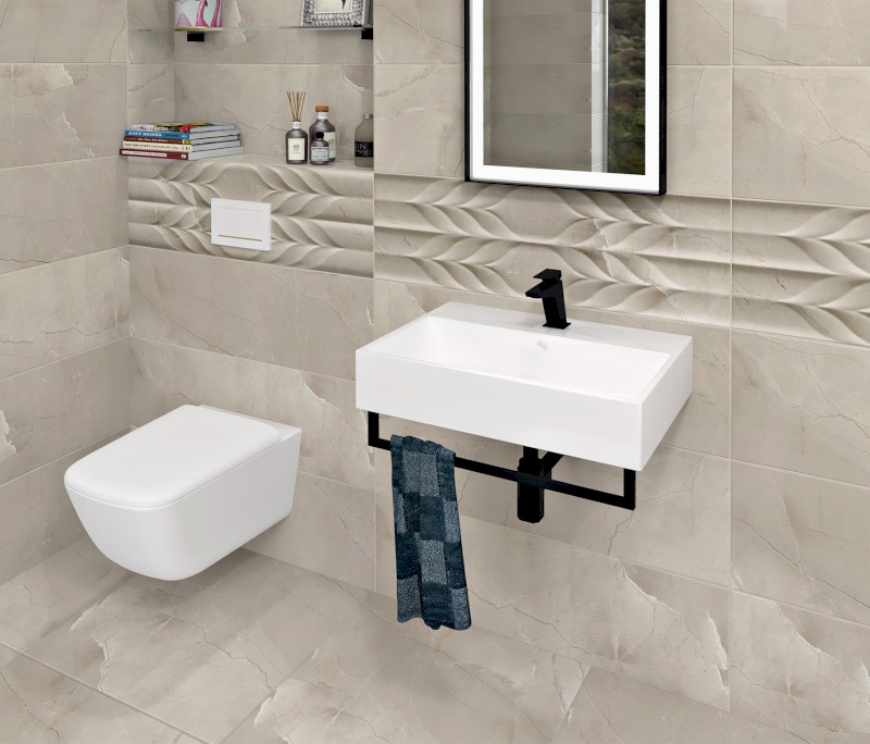 HANG držák ručníků pod umyvadlo 560x98mm, černá mat HG560