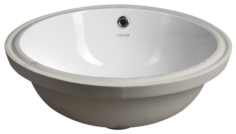 Keramické umyvadlo pod desku, 38x38cm, bílá MA037