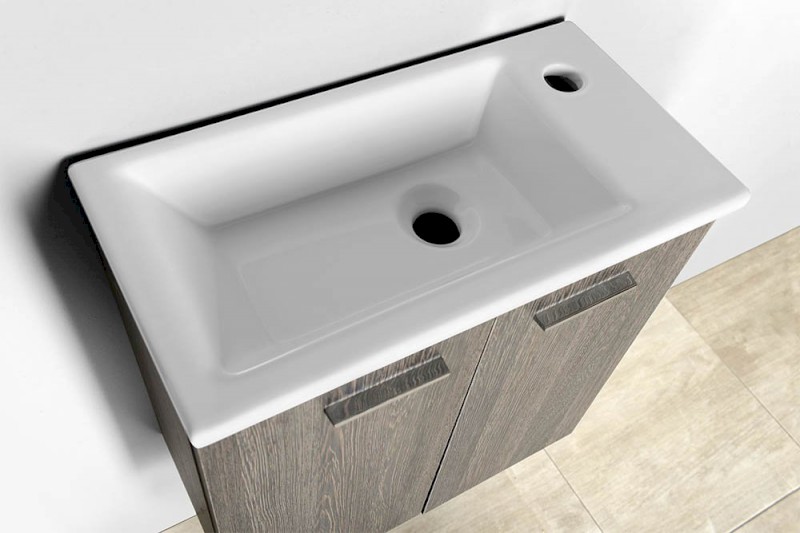 ZUNO 50 keramické umývátko nábytkové 50x25cm, bílá 9050
