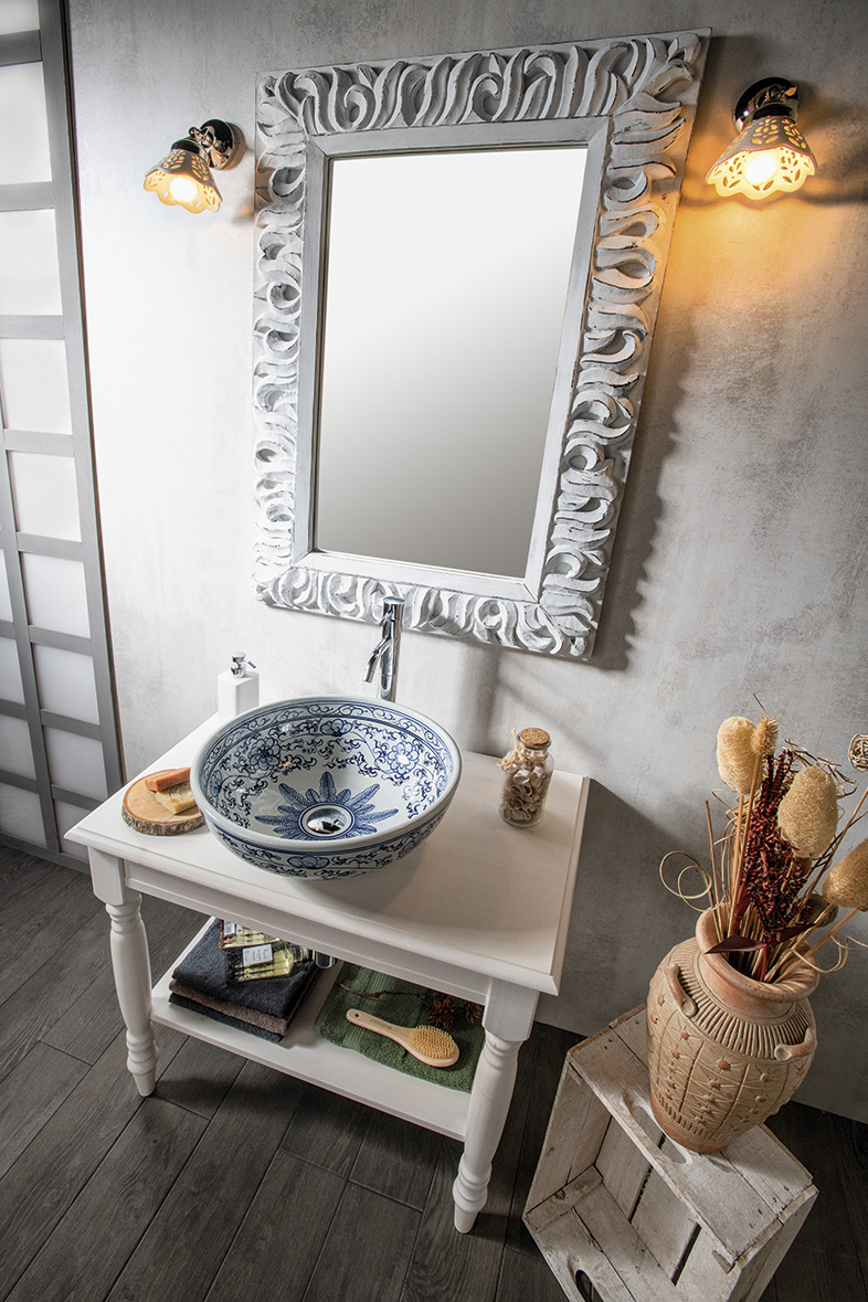 CIMBURA umyvadlový stolek 100x50x75cm, starobílá CIM150