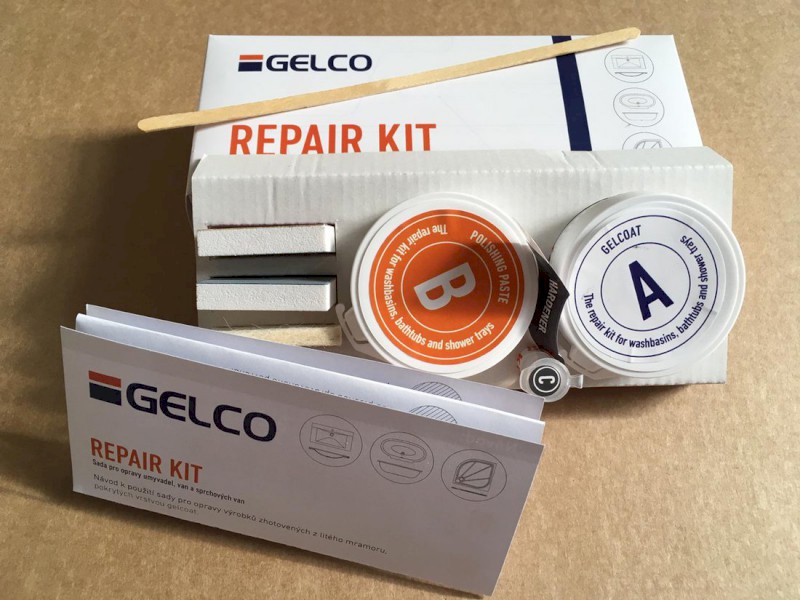 REPAIR SET opravná sada pro litý mramor, bílá REPAIR SET