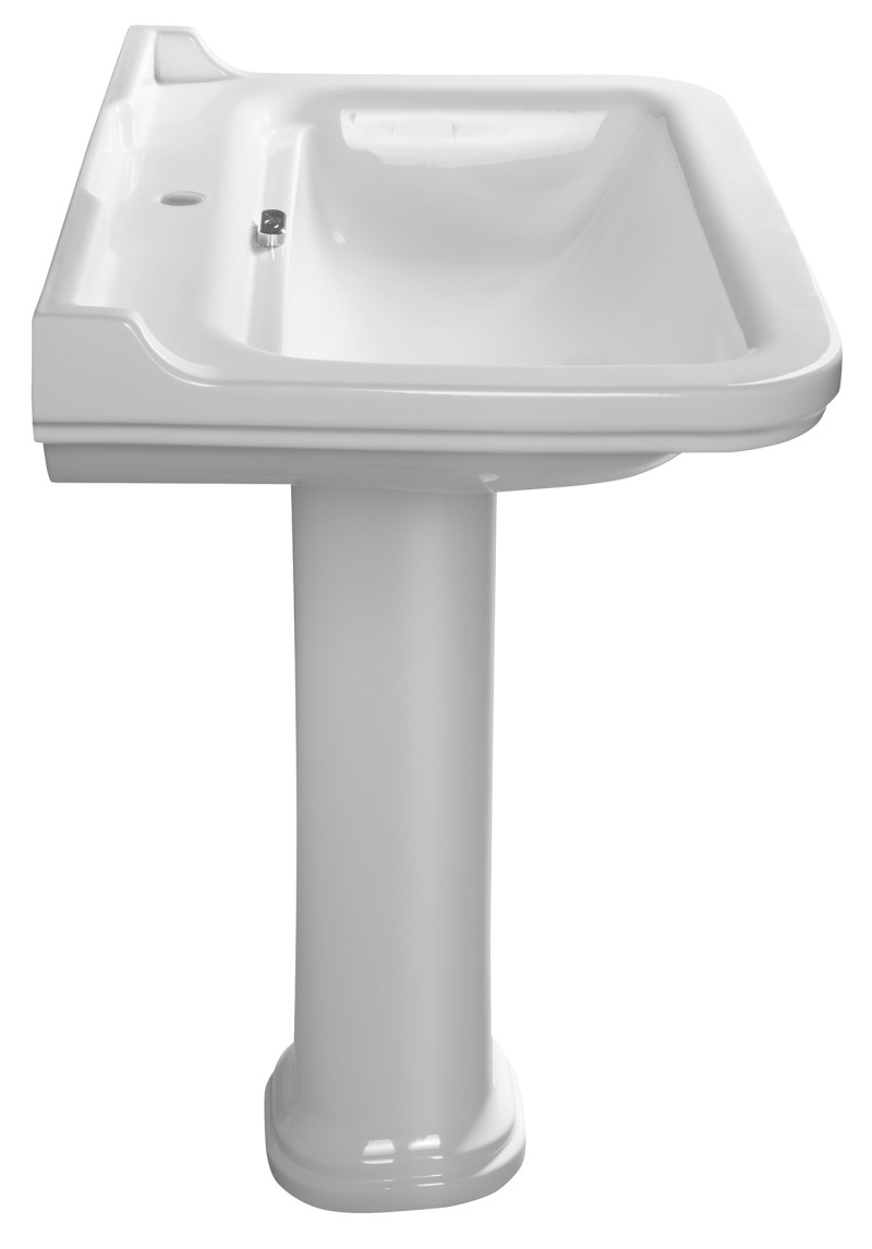 WALDORF universální keramický sloup k umyvadlům 60, 80 cm, bílá 417001