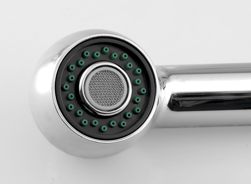 HOFFER stojánková dřezová baterie s výsuvnou sprškou, chrom 424.070.1