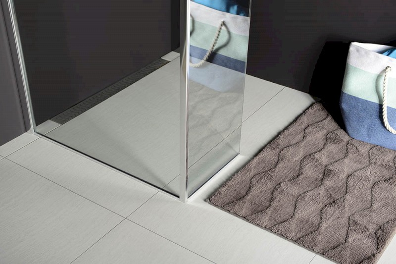 MODULAR SHOWER stěna k instalaci na zeď, pro připojení pevného panelu, 800 mm MS2A-80