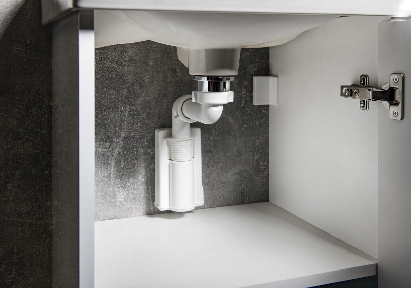 MURALES nábytkový sifon šetřící místo, 5/4