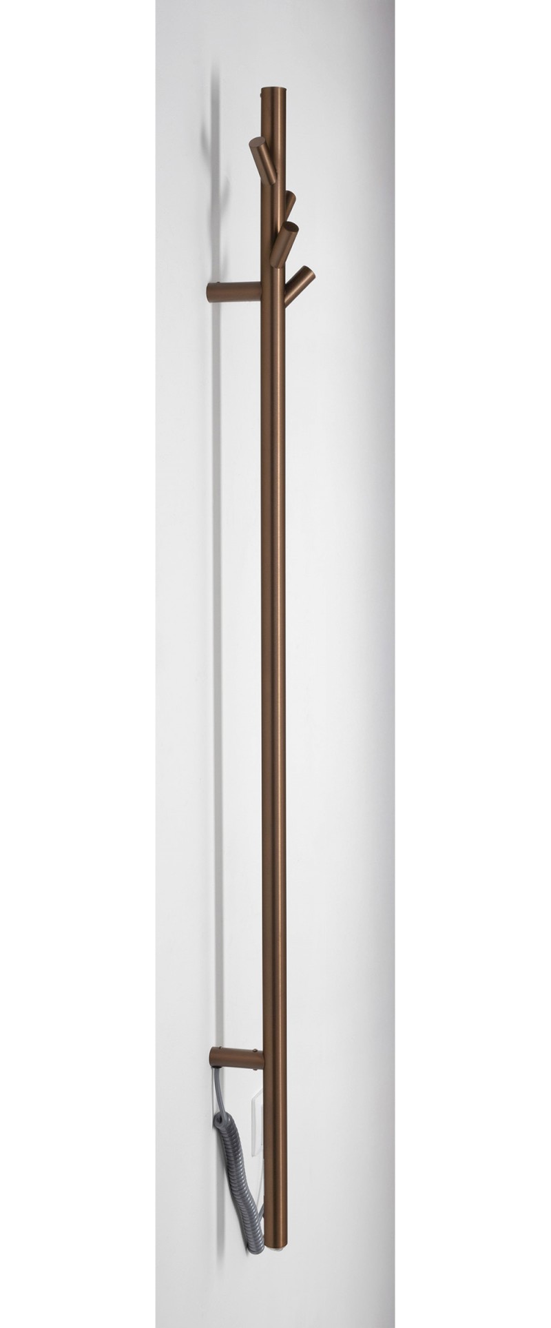 PASADOR elektrický sušák ručníků, kulatý, 150x1500 mm, 30 W, měď mat ER175PG