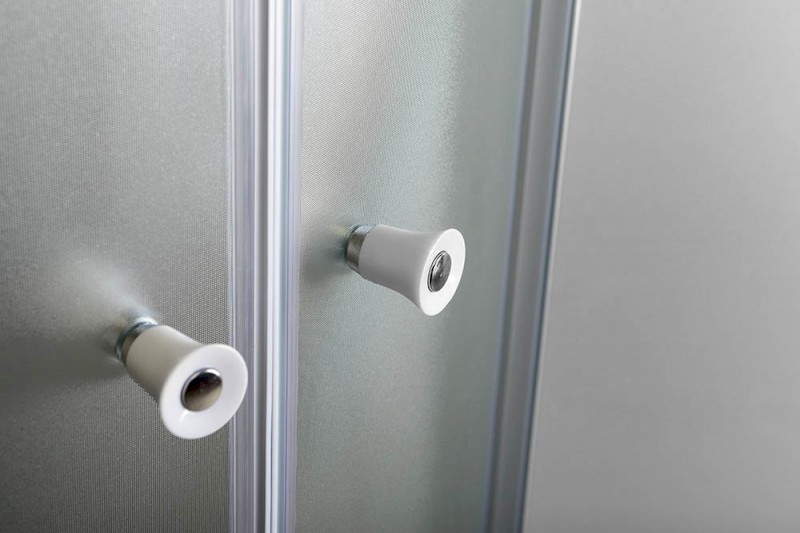 ARLEN čtvrtkruhová sprchová zástěna 800x800 mm, sklo BRICK BTR800