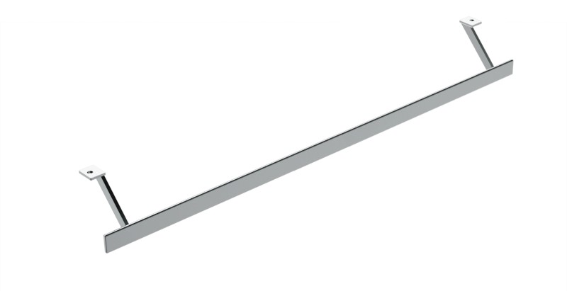 PURA čelní držák ručníků 122cm, chrom PAPRD122