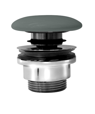 GSI umyvadlová výpust 5/4“, click-clack, keramická zátka, 5-65mm, agave mat PCS04