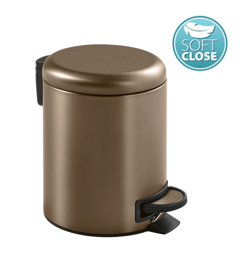 POTTY odpadkový koš 3l, Soft Close, měď mat 320982