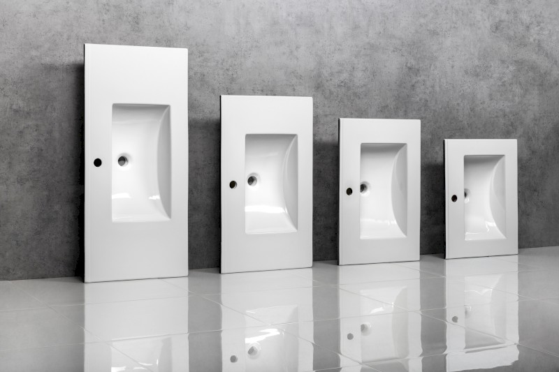 SLIM keramické umyvadlo, nábytkové, 60x46,5cm, bílá 1601-60