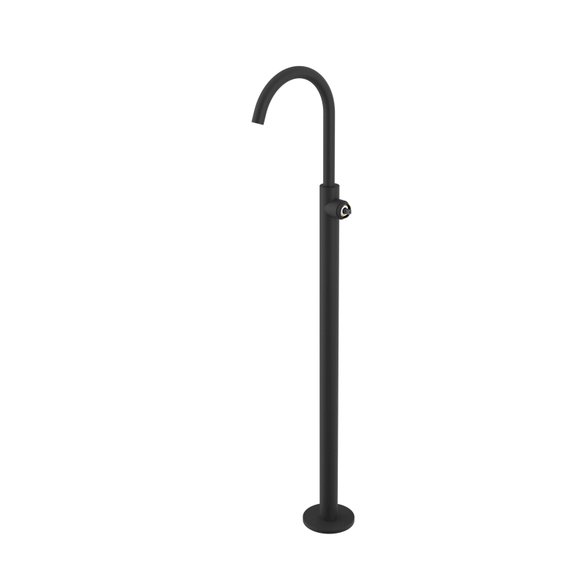 ULTRAMIX tělo umyvadlové baterie s připojením do podlahy, černá mat UT016B-1