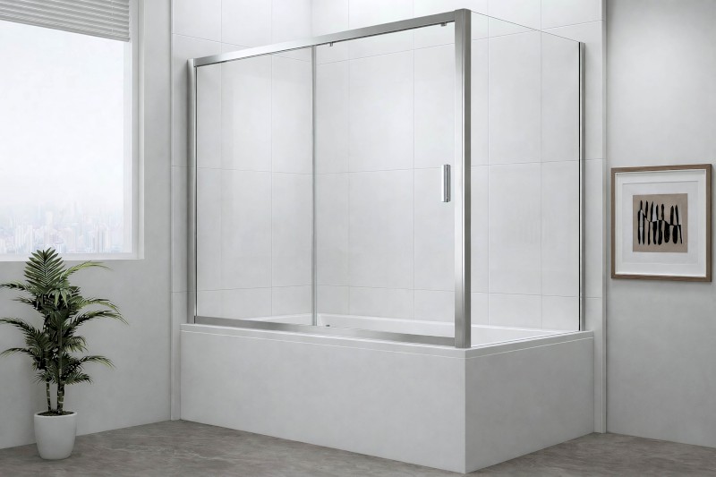 DEEP boční stěna 800x1650mm, čiré sklo MD3216