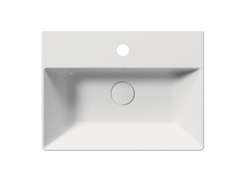 KUBE X keramické umyvadlo 50x37cm, bílá mat 9447109