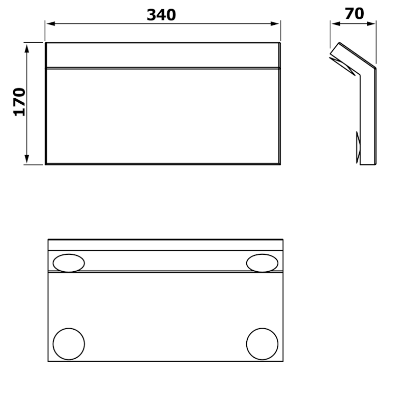 BRENTO podhlavník do vany, antracit 250501