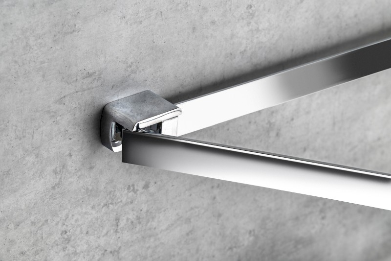 PIRENEI dvojitý držák ručníků otočný 350mm, chrom PI2313