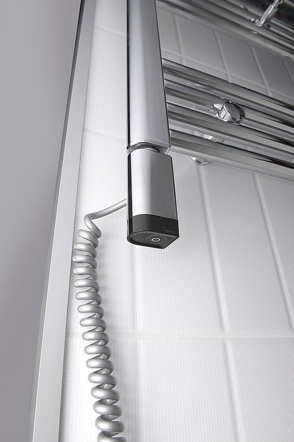 ONE D topná tyč s termostatem, 400 W, levá, chrom ONE-DL-C-400