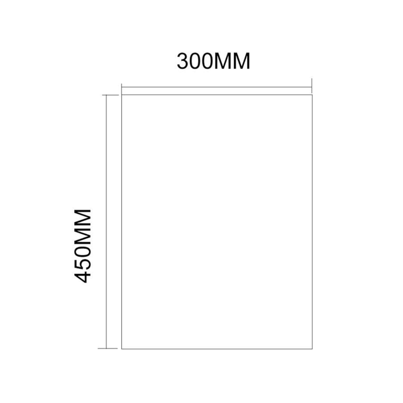 SECA zrcadlo s broušenou hranou 30x45cm, CU free 22490