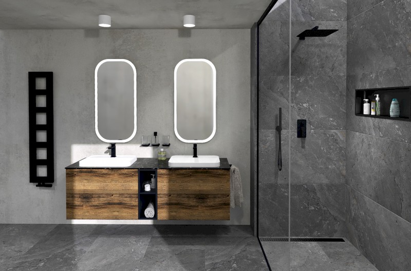 TREOS umyvadlová skříňka 75x53x50,5cm, bílá mat TS070-3131