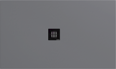 FLEXIA vanička z litého mramoru s možností úpravy rozměru, 150x90cm, šedá mat 72898.31