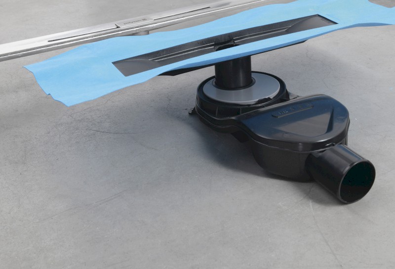 SLIM RIVER nerezový podlahový žlab s roštem, L.400-1000, DN50 RV100