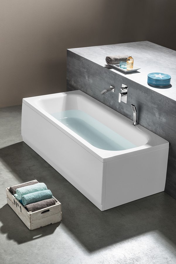 LAURA obdélníková vana 160x70x39cm, bílá 24611