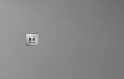 MITIA sprchová vanička z litého mramoru, obdélník 140x100cm, šedá PMS140100