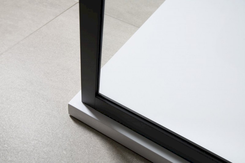 CURE BLACK sprchová zástěna 1100mm, čiré sklo CB110