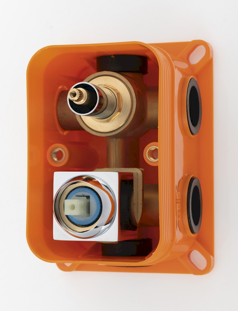 RITMO podomítková sprchová baterie, box, 3 výstupy, chrom RT043