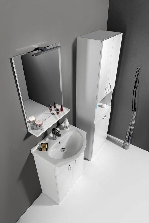 BETA zrcadlo s policí 50x70x12cm 57396