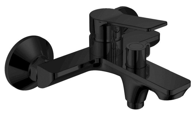 SINTRA nástěnná vanová baterie, černá mat SX010B