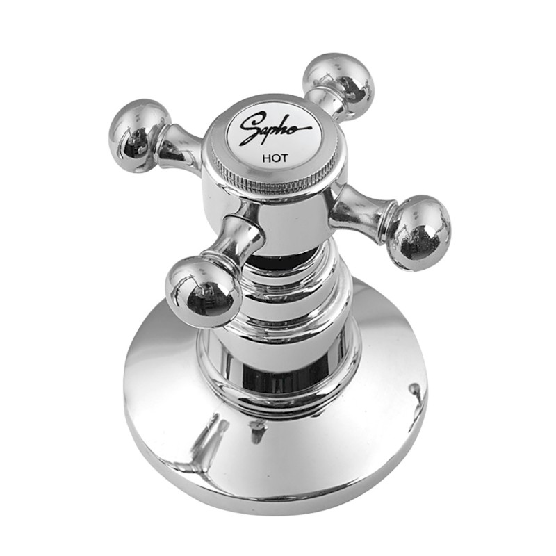 ANTEA pětiprvková baterie na okraj vany s retro hubicí, chrom 3881