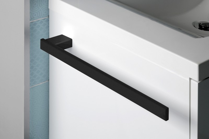 BELLA držák ručníků 400mm, černá mat FA311B