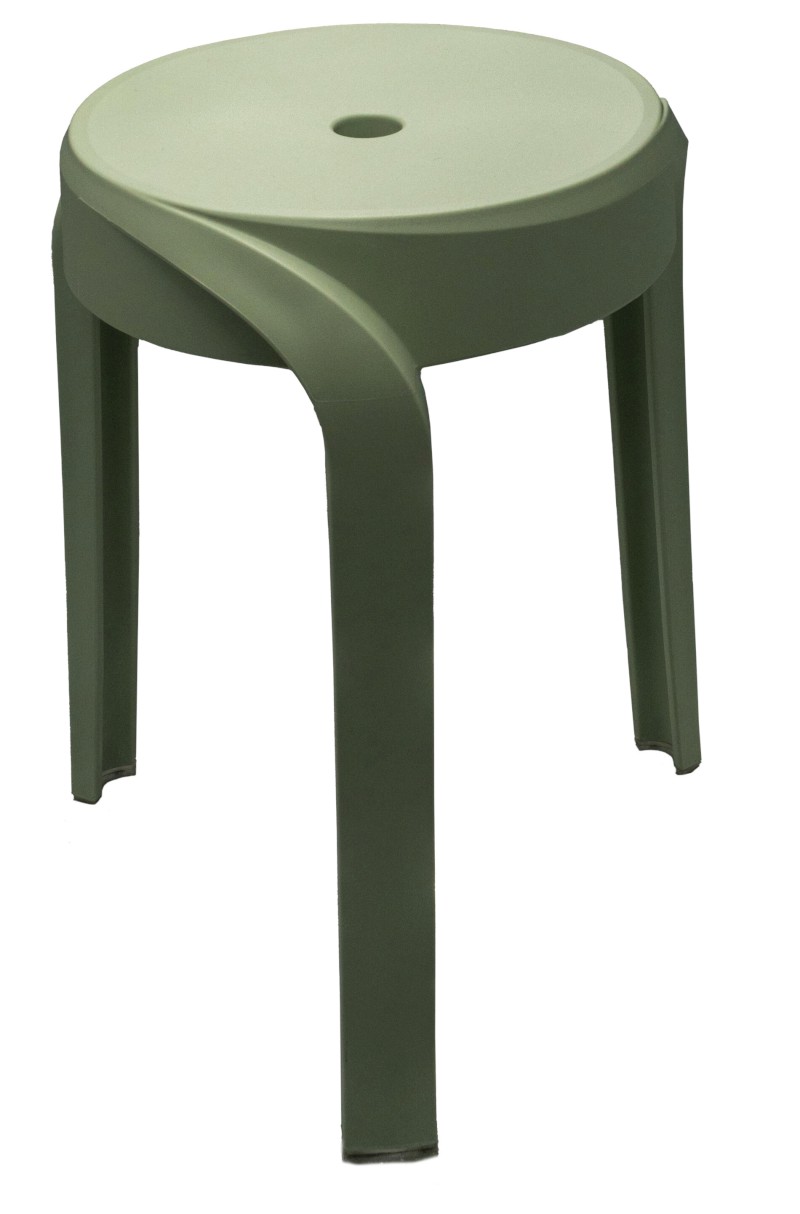 STAN koupelnová stolička, průměr 30cm, verde A176105