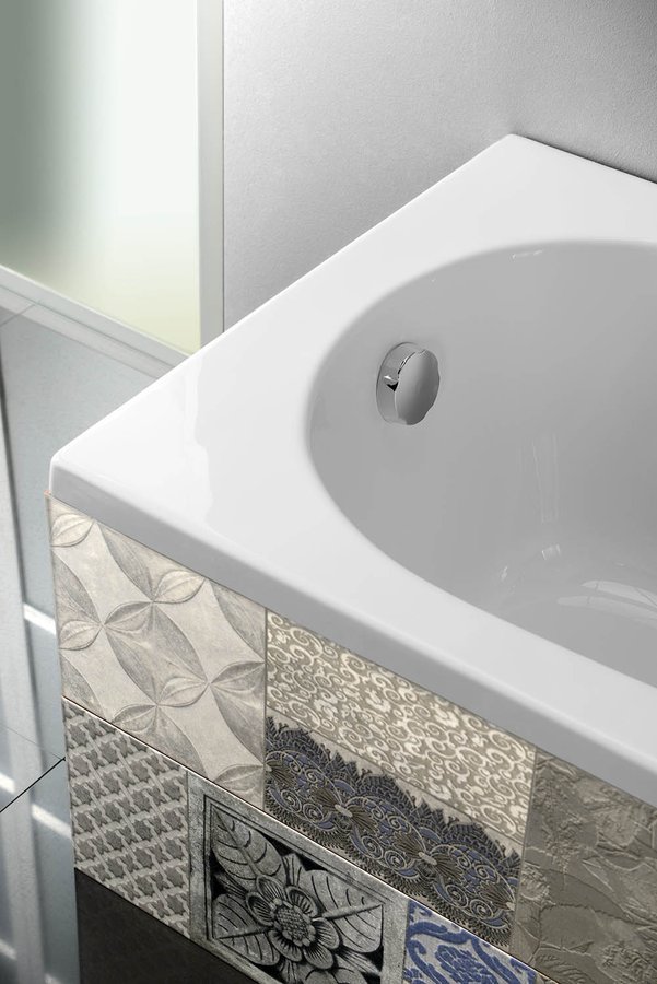 JIZERA vana 140x70x39cm, bílá G1470