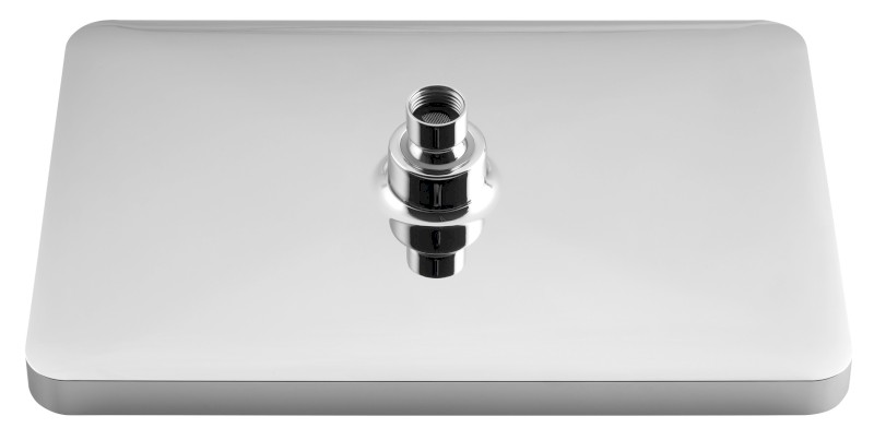 Hlavová sprcha, 205x305mm, silikon trysky, ABS/chrom/bílá SK152