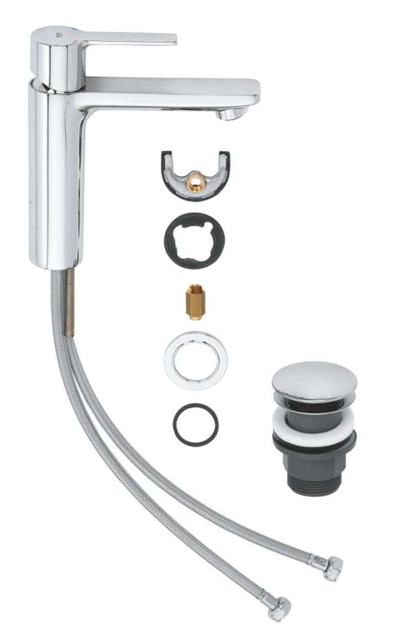Lineare Umyvadlová baterie s výpustí Push-Open, chrom GROHE 23106001