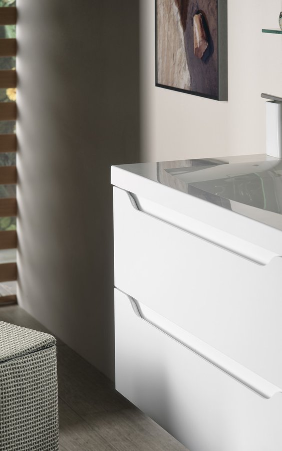 WAVE umyvadlová skříňka 79,7x45x47,8cm, bílá WA080-3030