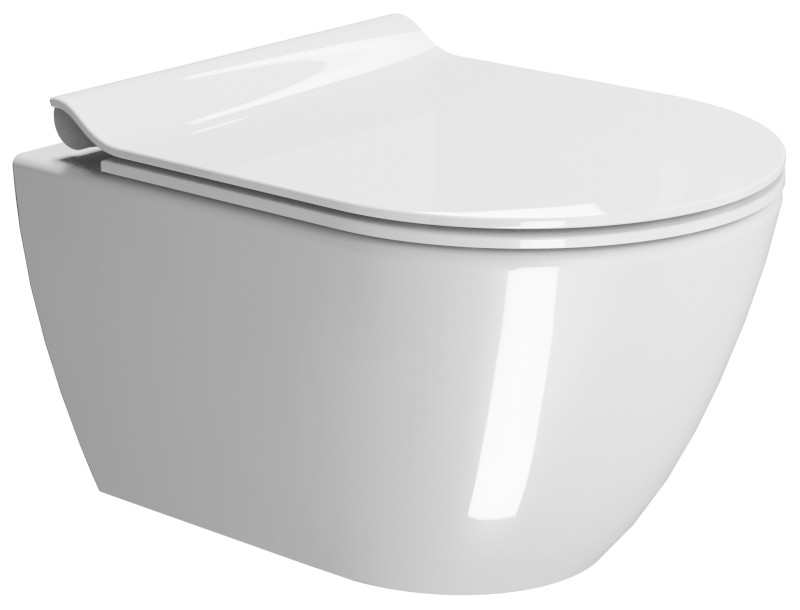 PURA závěsná WC mísa, Swirlflush, 36x50cm, bílá ExtraGlaze 881611