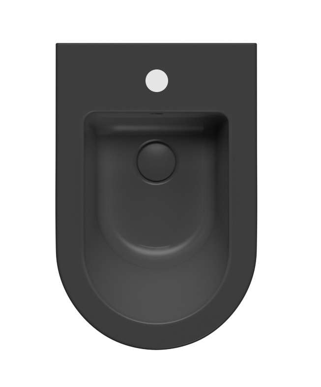 KUBE X bidet závěsný 36x55cm, černá mat 9465126