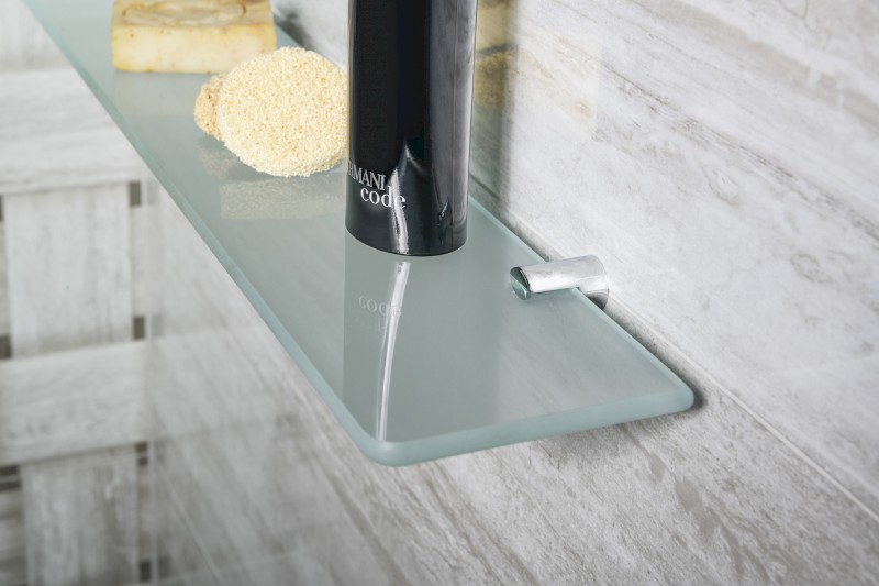 X-ROUND držáky skleněné poličky 8mm, chrom XR008