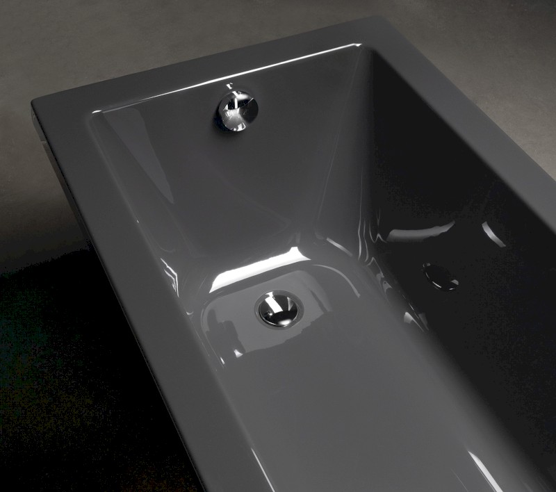 NOEMI obdélníková vana 170x70x39cm, šedá 71708.30