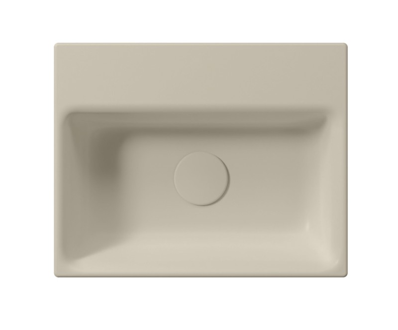 NUBES keramické umývátko 40x32cm, bez otvoru, creta mat 9684008