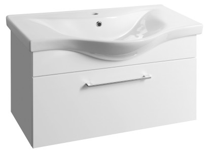 AKIRA umyvadlová skříňka 74,5x42x34cm, bílá AK280