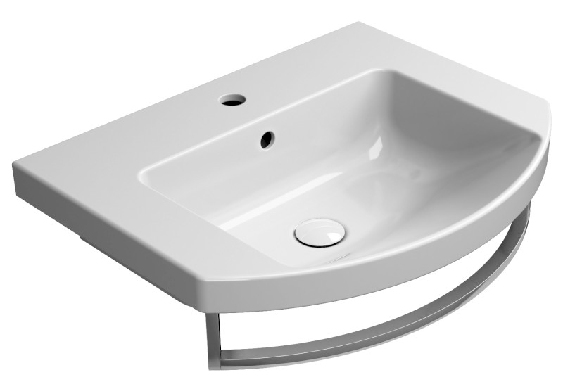 NORM keramické umyvadlo 60x49cm, oblé, bílá ExtraGlaze 8645111