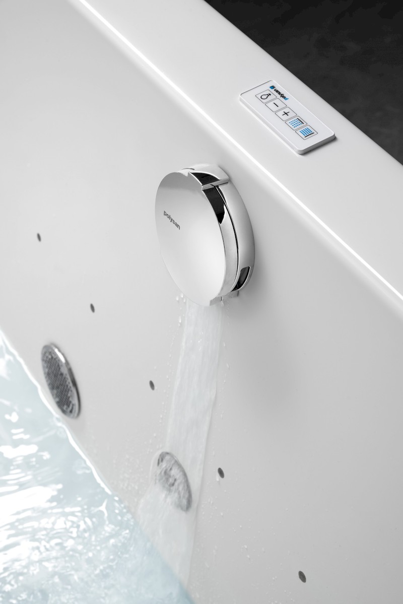 Vanová souprava s napouštěním, bovden, délka 800mm, zátka 72mm, chrom 71853