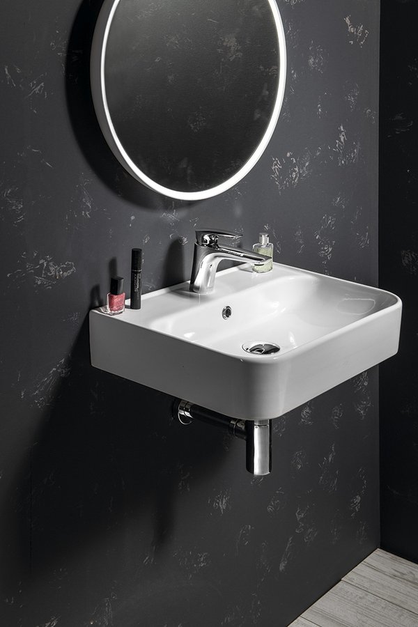 SISTEMA U keramické umyvadlo 55x38cm, bílá 10PL53055