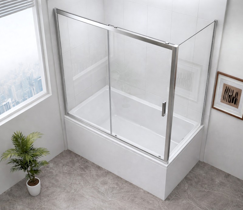 DEEP boční stěna 800x1650mm, čiré sklo MD3216