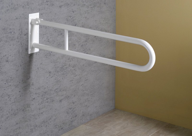HANDICAP madlo sklopné 813mm, bílá XH518W