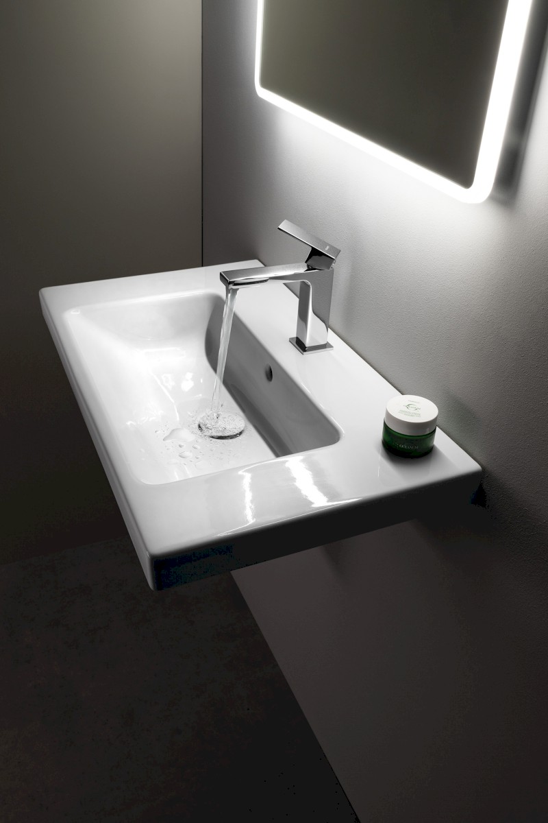 CUBEMIX stojánková umyvadlová baterie, chrom CM002